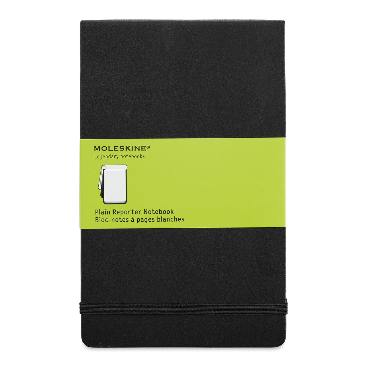 Moleskine Classic Reporter Notebook - 5" x 8-1/4", Blank, Top-Bound